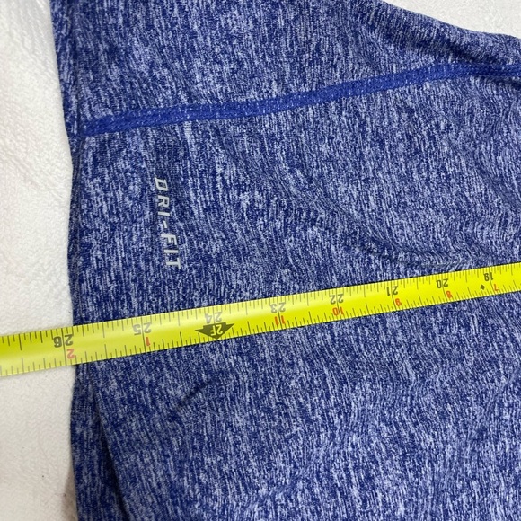 Nike Women's Heathered Blue Long Sleeve 1/4 Zip Size Large - Picture 7 of 7